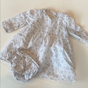 Floral Baby Dress with Bloomers